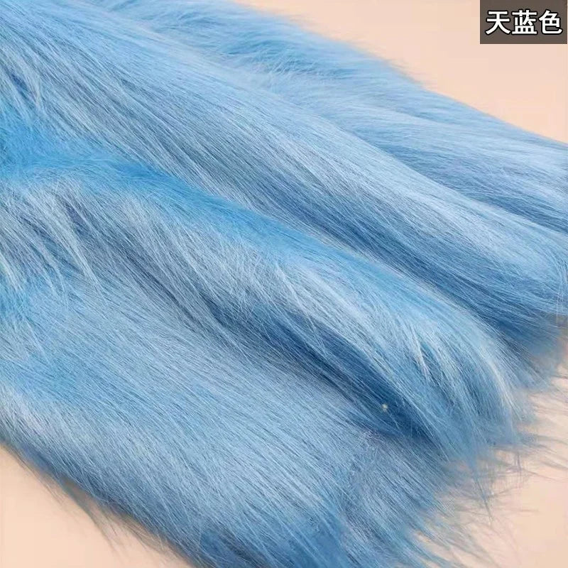 35Colours 12cm Imitation Plush Fur Fabric For DIY Photo Props chair decorative background Plush mat animal toy doll fabric