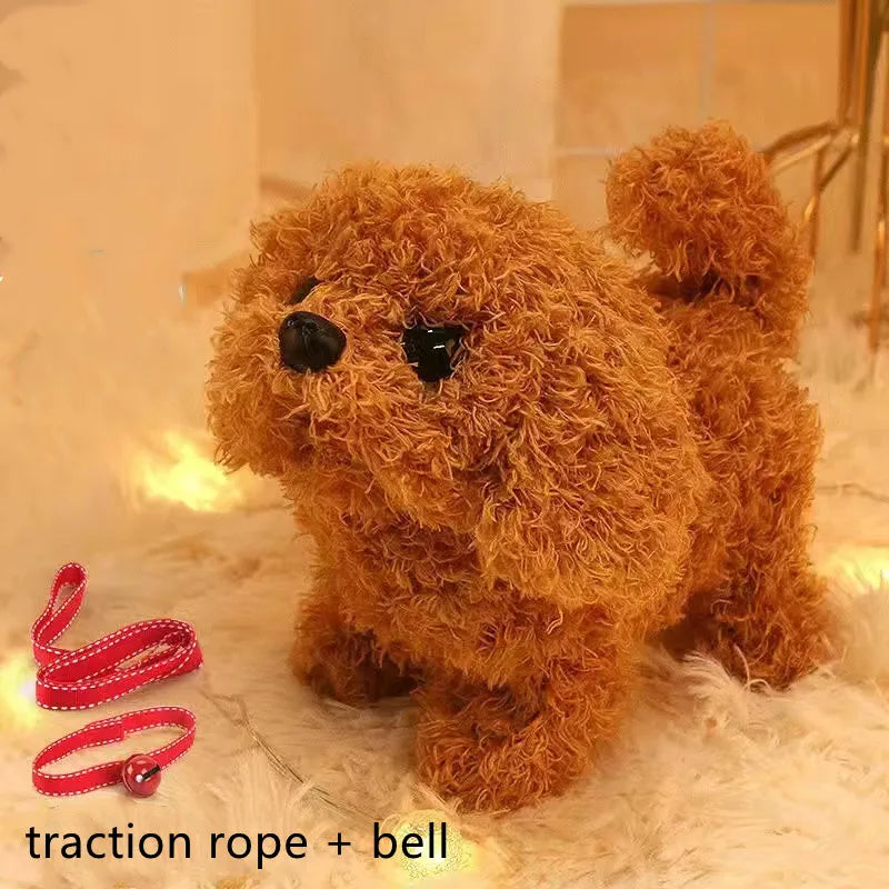 Baby Toy Dogs That Walks and Barks Tail Wagging Plush Interactive Electronic Pets Puppy  Montessori Toys for Girls Toddlers Kids