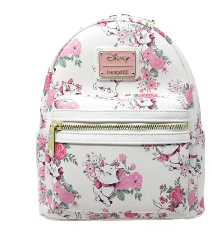 Aristocats Marie Cat Mini Backpack All Over Print Womens Double Strap Shoulder Bag Purse Double Shoulder Backpack Gift