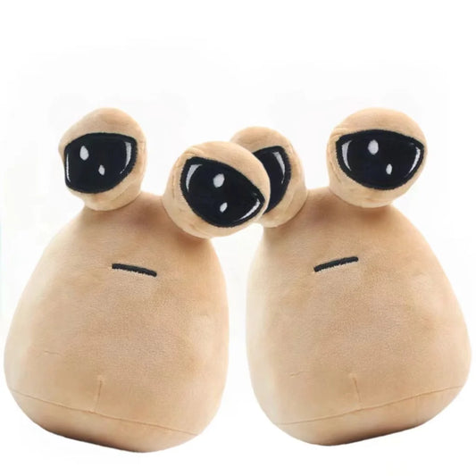 22cm Hot Game My Pet Alien Pou Plush Toy Furdiburb Emotion Alien Plushie Stuffed Animal Pou Doll