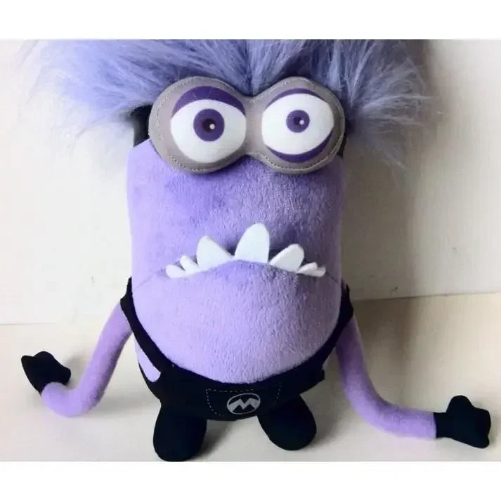 Kawaii Evil Minions Plush Toy Despicable Me Movie Peripheral Little Yellow Man Plush Doll Fun Anime Purple Minions Stuffed Doll