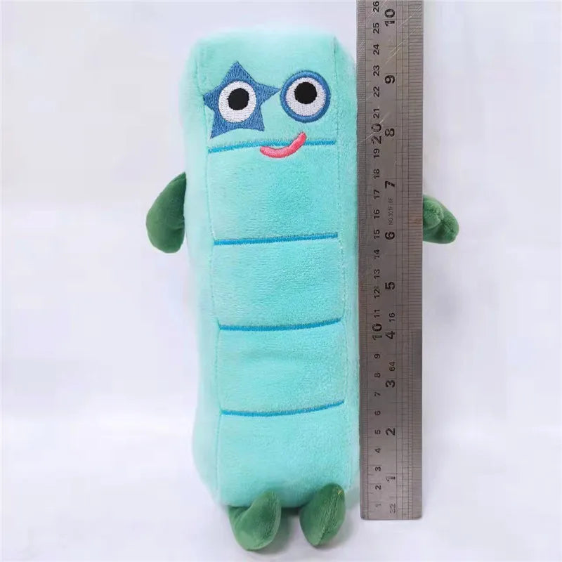 10pcs Cartoon number Plush Doll Toy Educational Stuffed Movie TV number Toys Kids Gift early childhood education doll