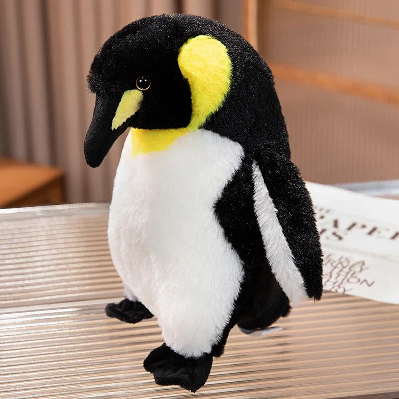 Simulation Emperor Penguin Doll Cute Animal Plush Toy 8 inch Penguin Doll for Claw Grab Machine Festival Activity Rag Doll