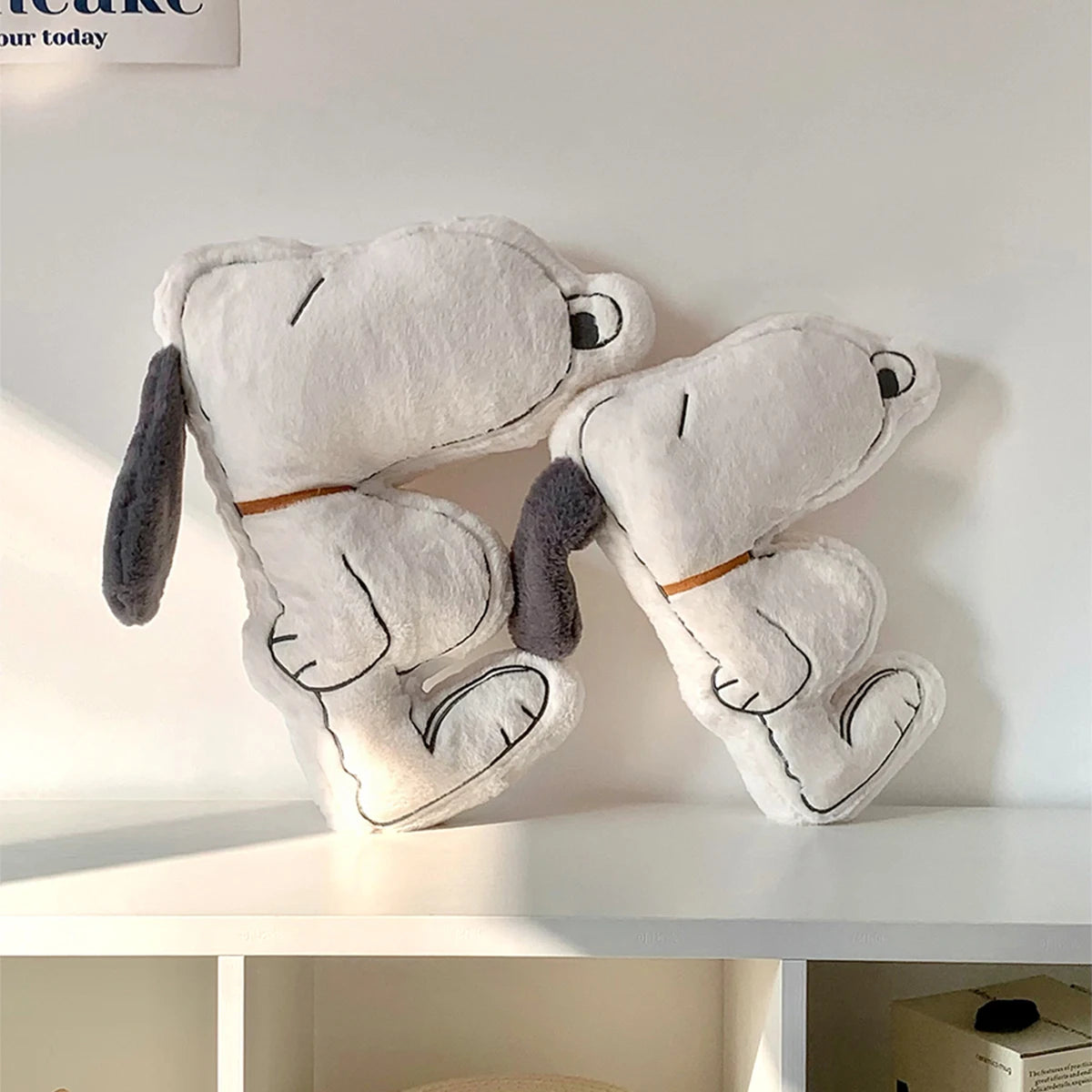 2024 Snoopy Plush Doll Gift For Girls Holiday Gift Lovely Snoopy Plush Toy White Dog Pillow Korean Lazy Style Home Decoratio