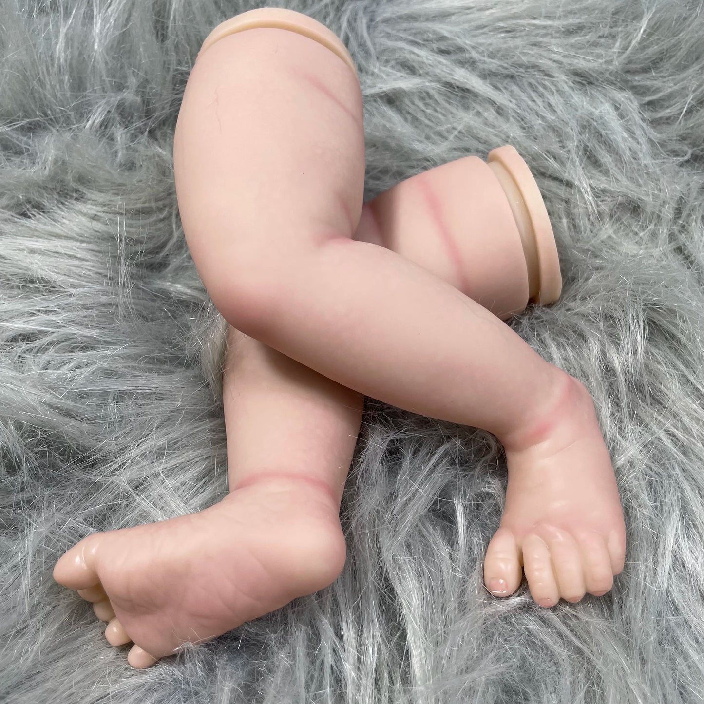 20inch Already Painted Reborn Doll Parts August Sleeping Baby 3D Painting with Visible Veins Cloth Body Included