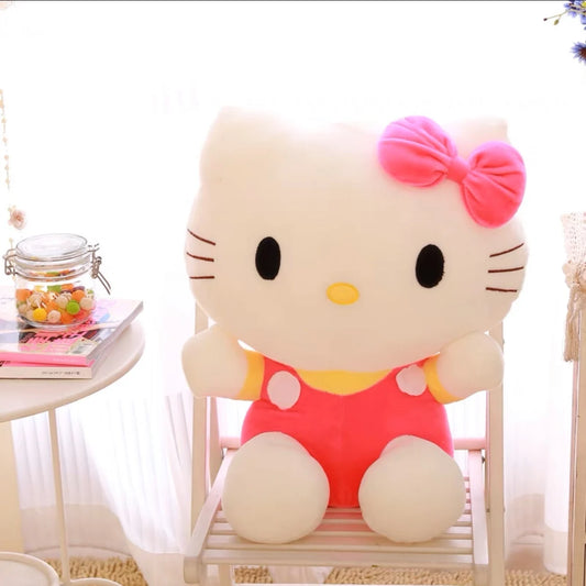 20Cm Sanrio Plush Toys Kawaii Hello Kitty Plushies Dolls Room Decoration Cute Stuffed Animal Toy Birthday Gift for Girls Friend