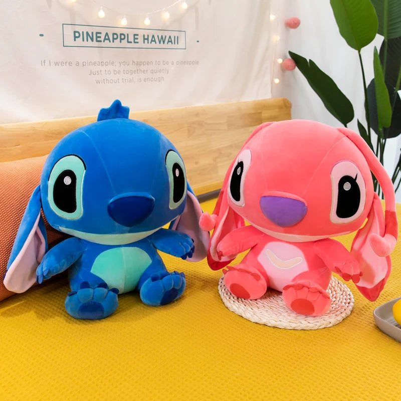 Big Size Disney Peluche Stitch Plush Doll Toys Anime Lilo & Stitch Stuffed Doll Cute Disney Stitch Plush Doll Kid Xmas Baby Gift