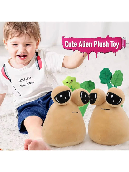 New 22cm Hot Game My Pet Alien Pou Plush Toy Furdiburb Emotion Alien Plushie Stuffed Animal Pou Doll Birthday Christmas Gift