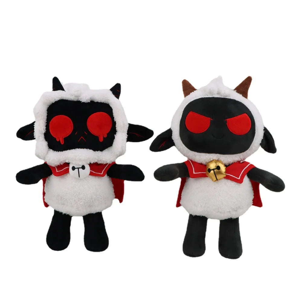 New Cult of the Lamb Plush Toy Soft Cute Sheep Lamb Plushies Game Toy Cartoon Animal Horror Plushie Doll for Kids Boy Girl Gift