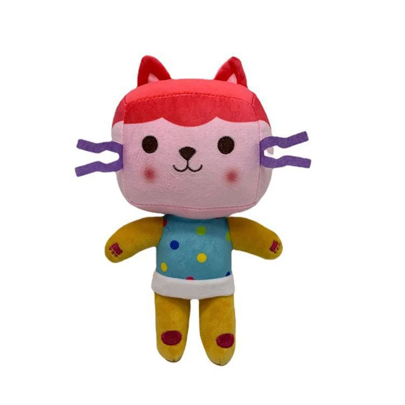 Gabby Dollhouse Plush Toys Kawaii Mercat Cute Stuffed Animals Mermaid Cat Doll House Plushie Dolls Kids Birthday Christmas Gifts