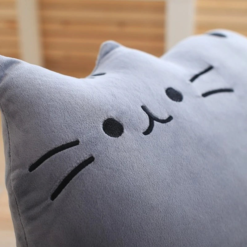 Kawaii Biscuit Cat Plush Pillow Kitten Cushion Soft Colorful Stuffed Toy Home Decoration Plush Doll Houseware Christmas Gifts