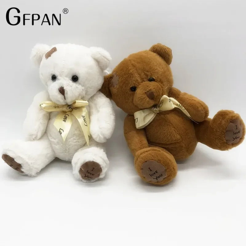 New High Quality Lovely Pacth Bear 3 Colors Soft Plush Toy Bear Kawaii Cotton Animal Birthday Gift For Lover Low Price