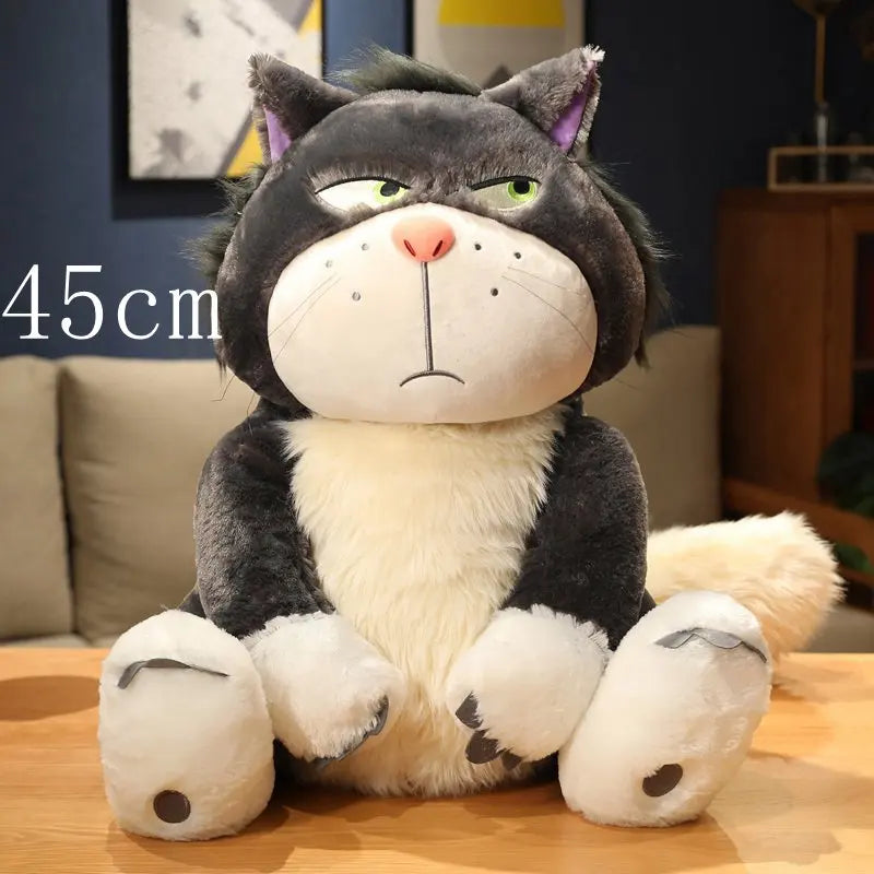 High Quality Cat Lucifer Plush Soft Filling Animal Sitting Doll Bed Decoration Backpack Pendant Children's Toy Birthday Gift