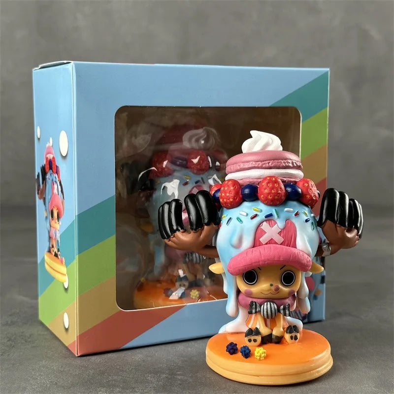 14cm Anime Figure One Piece Tony Chopper Candy and Crown Version Action Figure 15th Anniversary Collection Model Boys Toys