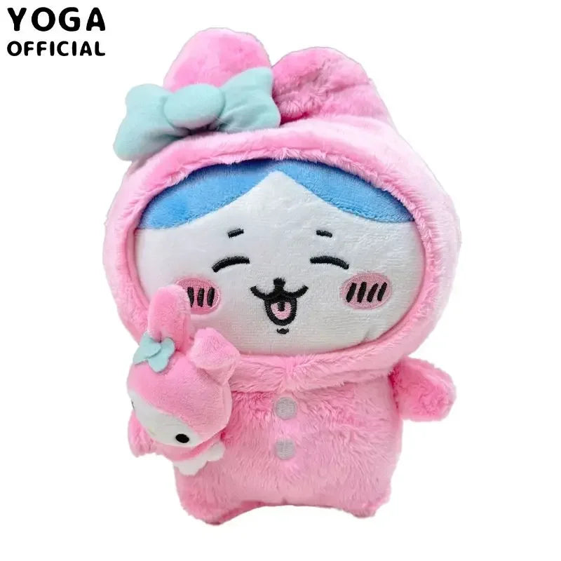 Self Deprecating Bear Chikawas Usagis Sanrio My Melody Cinnamoroll Branded Plush Doll Bag Pendant Anime Kawaii Cartoon Gift