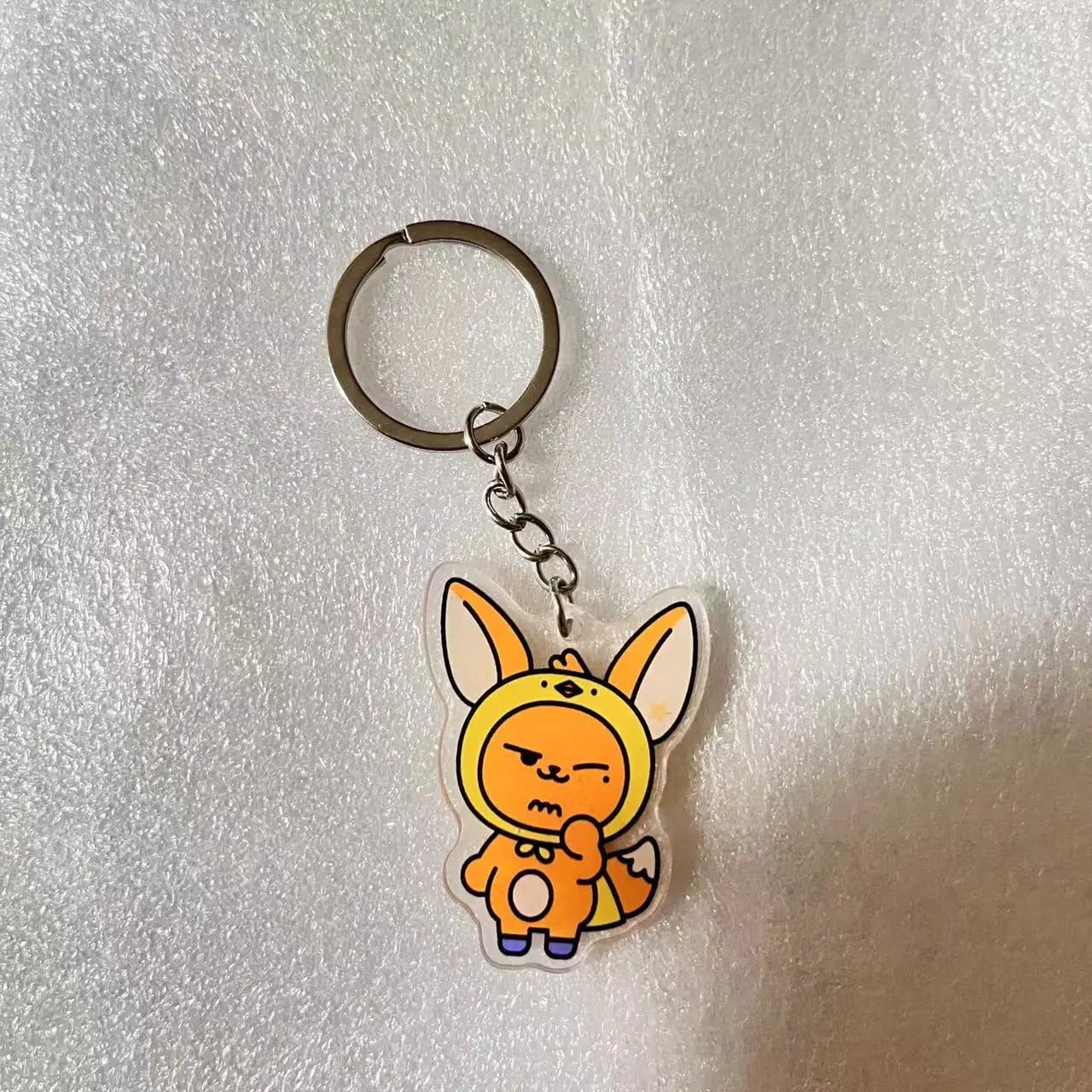 TXT Dolls Kpop Cute Soobin Beomgyu PPULBATU Same Plush Keyrings Tutu Bar Two-Bar Doll Keychain Rings Plush Bag Pendant