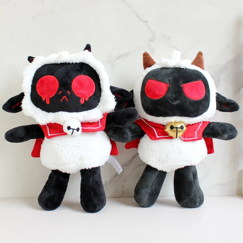 30cm Mothman Plush Ant Moth Man Doll Collection Bat Demon Halloween Plush Toy Gift Room Decoration Doll Gift