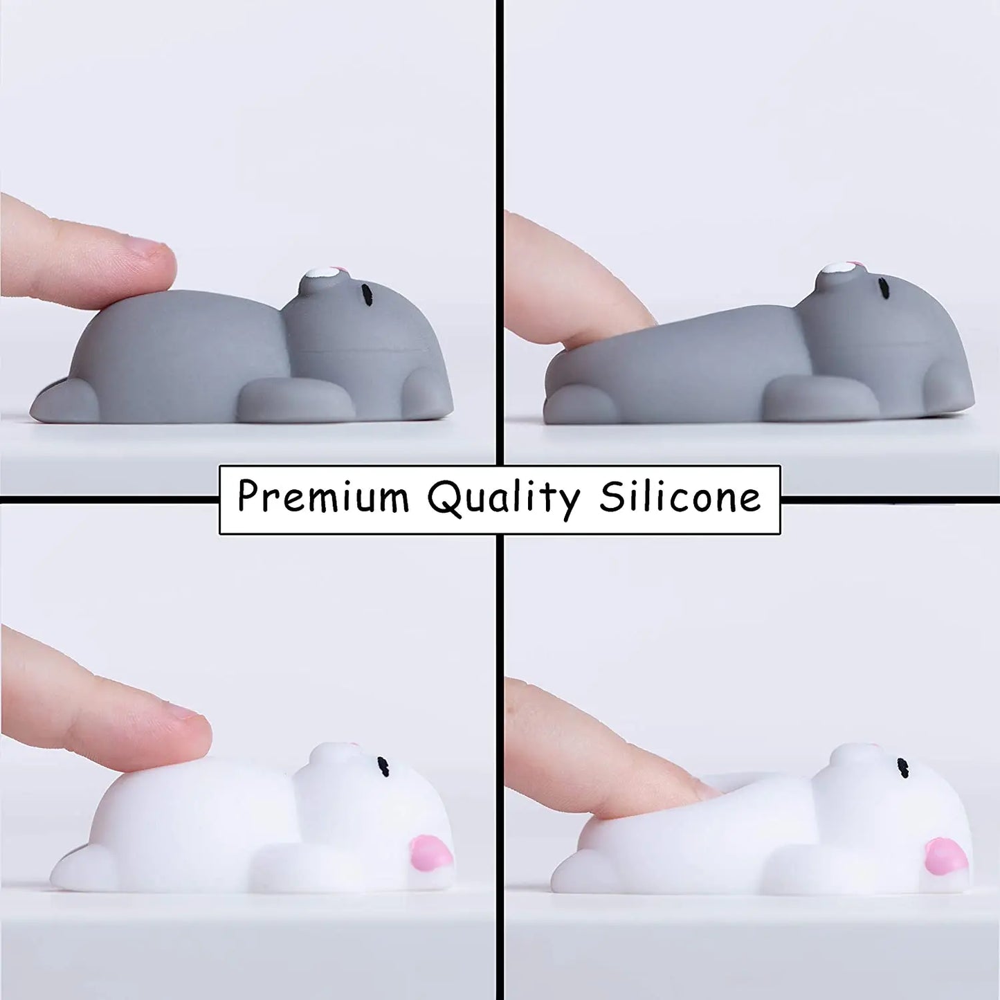 Kawaii Cat Squishies - 5 Pack Stress Relief Toys for Kids