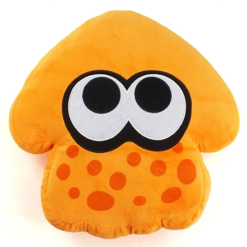 33cm Orange Green Splatoon Inkling Anime Kawaii Animal Pollow Cushion Plush Peluche Soft Stuffed Cartoon Toys Dolls Kids Gift