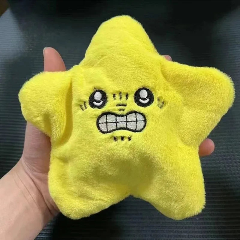 Angry Moving Jumping Stars Electric Kids Plush Toys Cute and Interesting Yellow Five Pointed Star Plush Toy Gift for Children