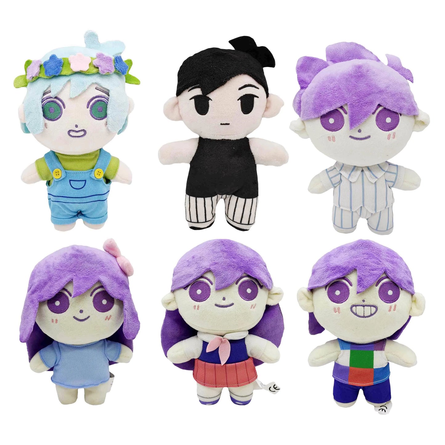 8" Omori Plush Doll Cartoon Stuffed Pillow Toy Plushies Figure Cute Gifts Omori Cosplay Props Merch Game OMORI Sunny Plush Toys