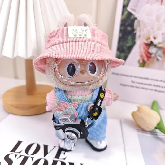 Doll'S Clothes Outfit Accessories For Korea Kpop Exo Coca Cola Series 15-17cm Labubu IdolOveralls hats glasses Clothing Gift