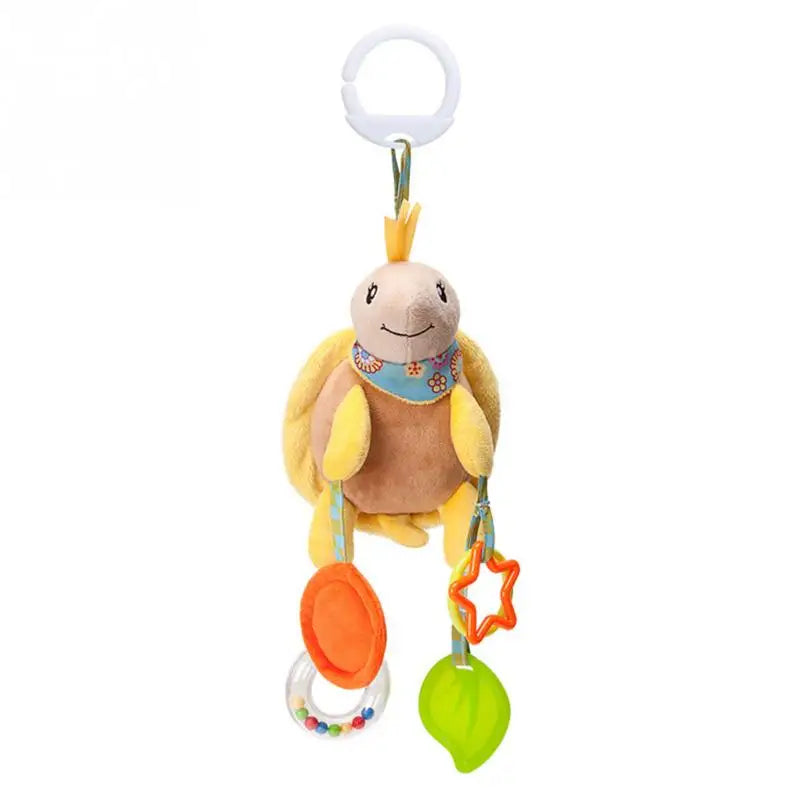 Soft Infant Crib Bed Stroller Mobile Hanging Rattle Baby Educational Toys Brain Developmental Hand Grip Cute Stuffed Animal Toys