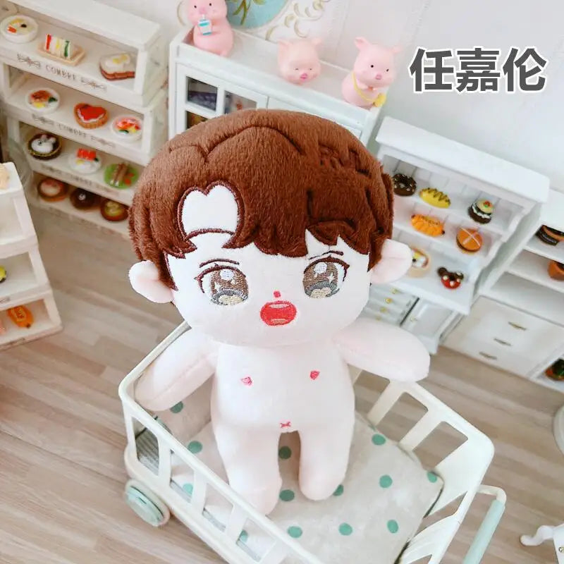 20cm IDol Doll Star Plush Cotton Dolls Cute Stuffed Plushies Figure Dolls Toys Fans Collection Children Gifts