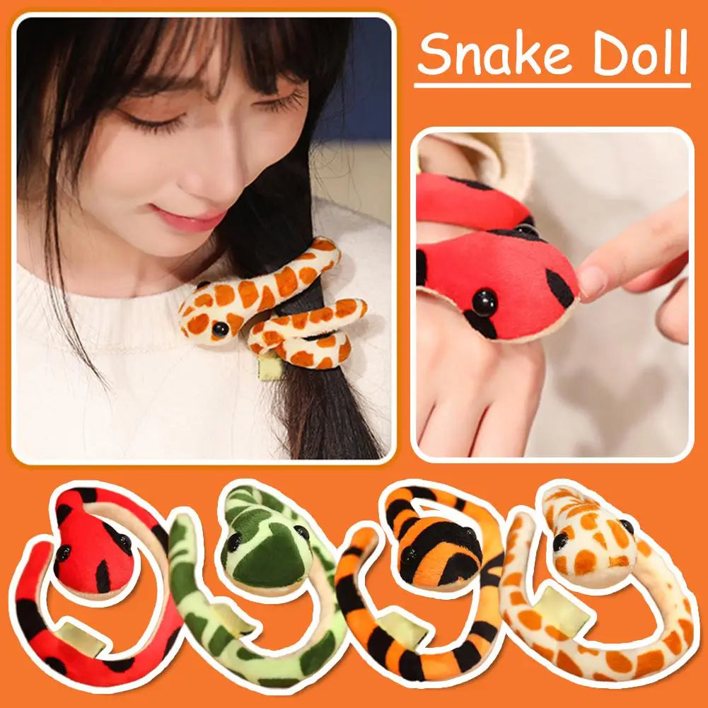 2025 Snake Plush Snake Toy Snake New Year Gift Colorful Toy Holiday Children Home Simulated Decoration Plush G2s0