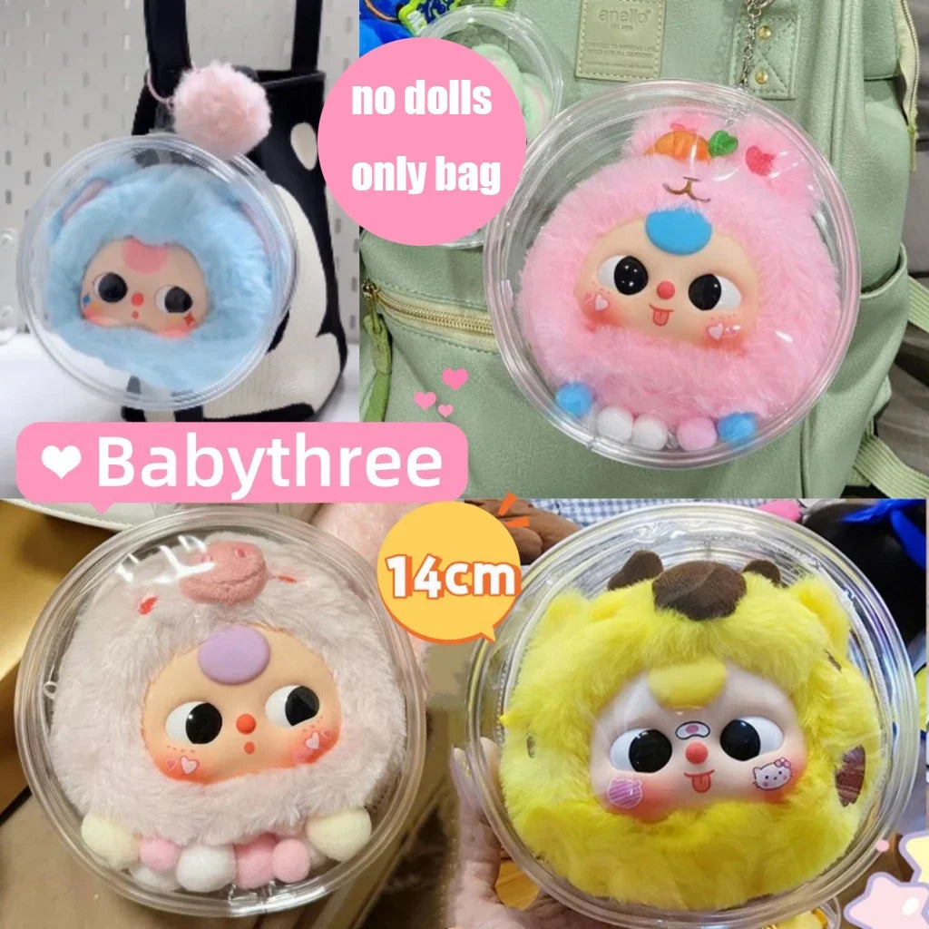 Doll Bag for babythree for kimmon Out Bag 10cm Plush Cotton Doll Dust Drying bag