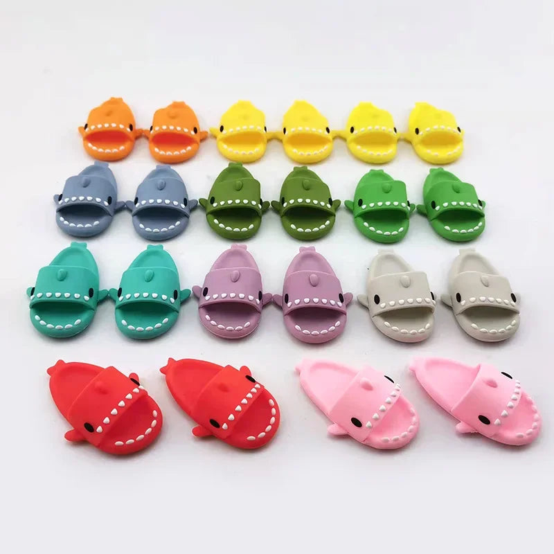 Sandal Shoes Suitable for 15-17cm labubu V1 V2 Dolls Slipper Shoes BJD Blythe OB11 Dolls Accessories DIY Doll Toys