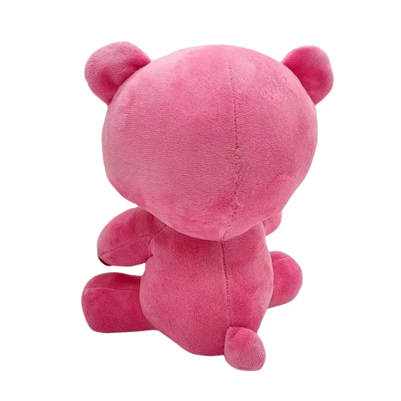 25cm Gloomy Bear Plush Toy Bloodthirsty Pink Bear Soft Toy Cute Teddy Toy Stuffed Animal Pillow for Kids Birthday Christmas Gift