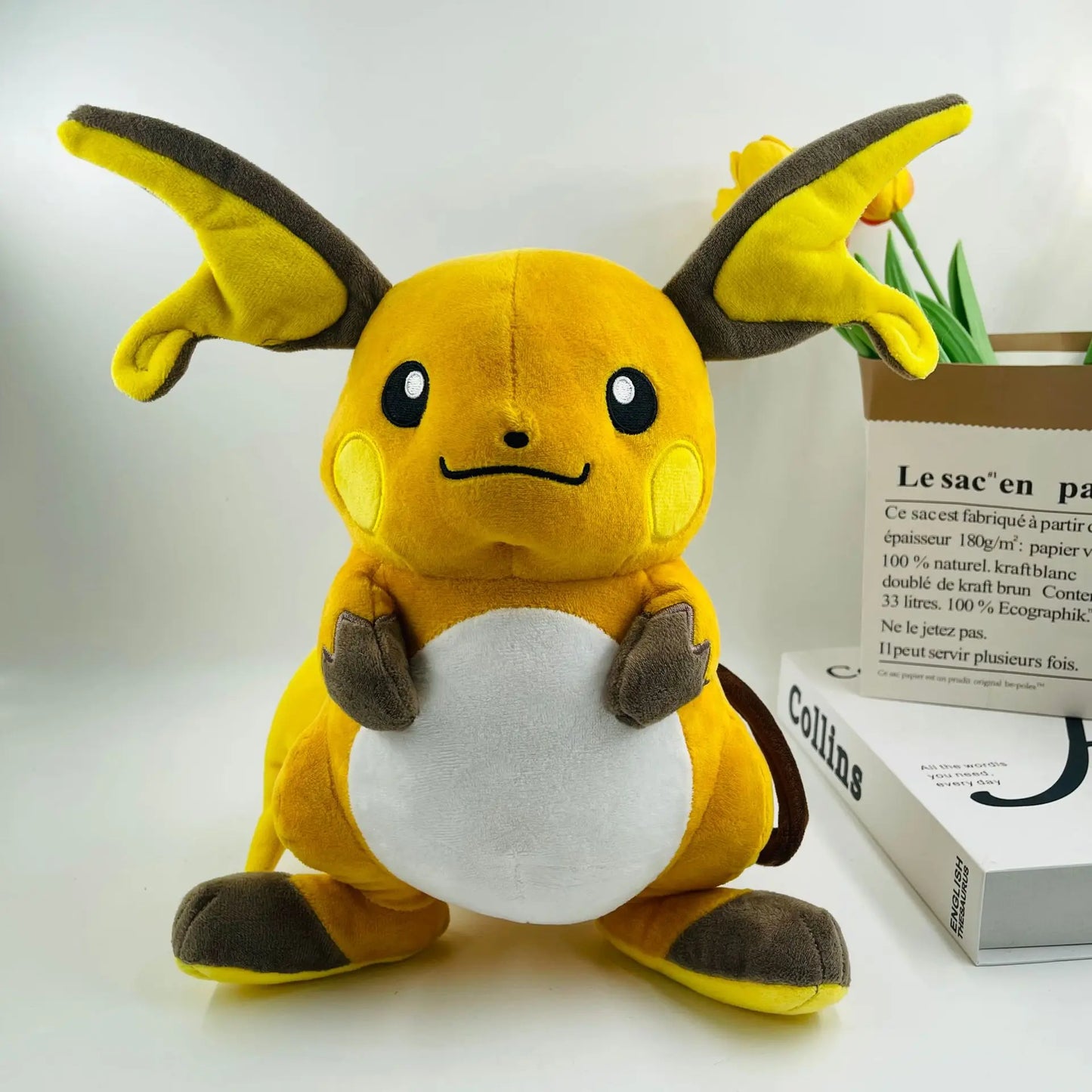 30cm New Pokemon Pikachu Plush Toys Kawaii Pokemon Raichu Plush Toy Cute Anime Raichu Stuffed Doll Birthday Gifts for Kids