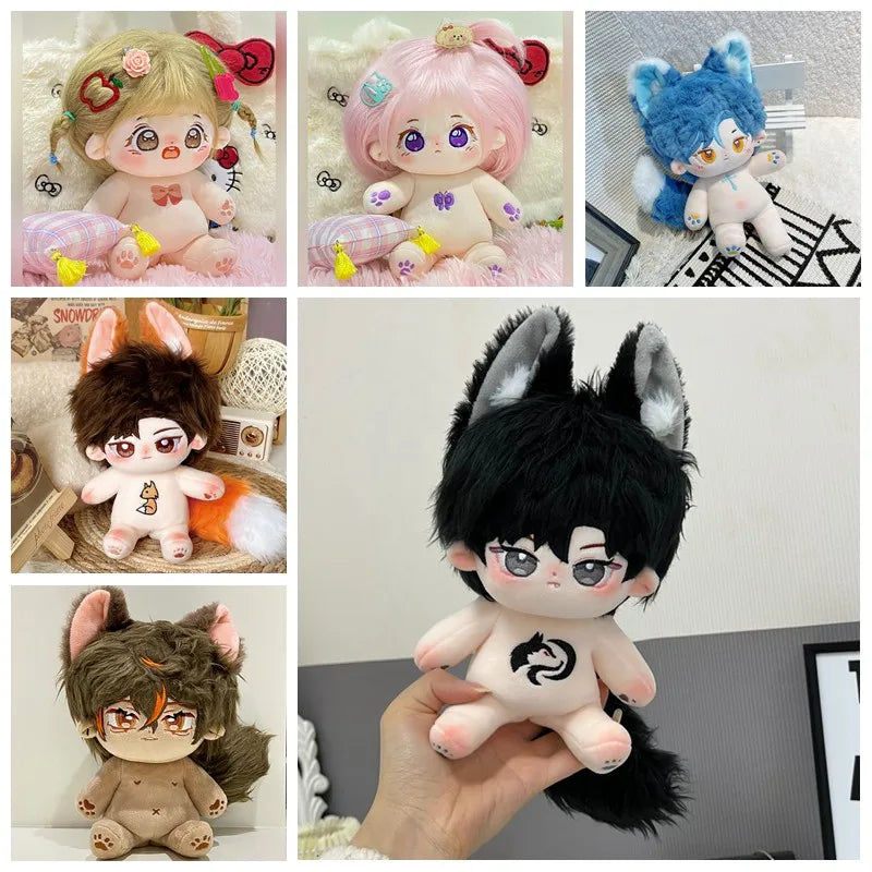 New Idol Doll Plush Cotton Star Dolls Kawaii Stuffed Plushies No Attributes Dolls Toys Fans Collection Gifts