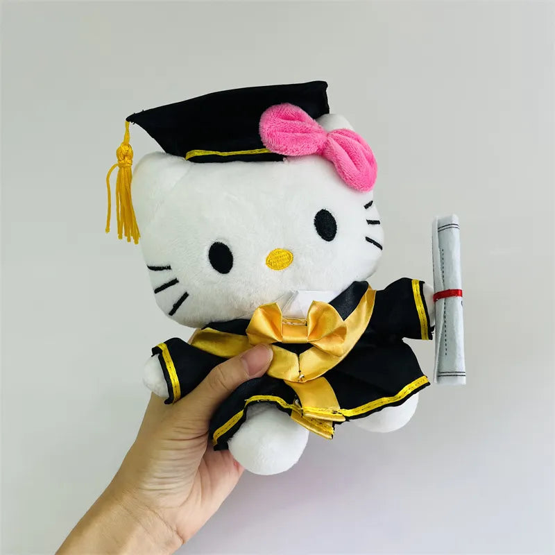 New Sanrio Anime Graduation Season Hello Kitty Plush Toy - Plushy Mart