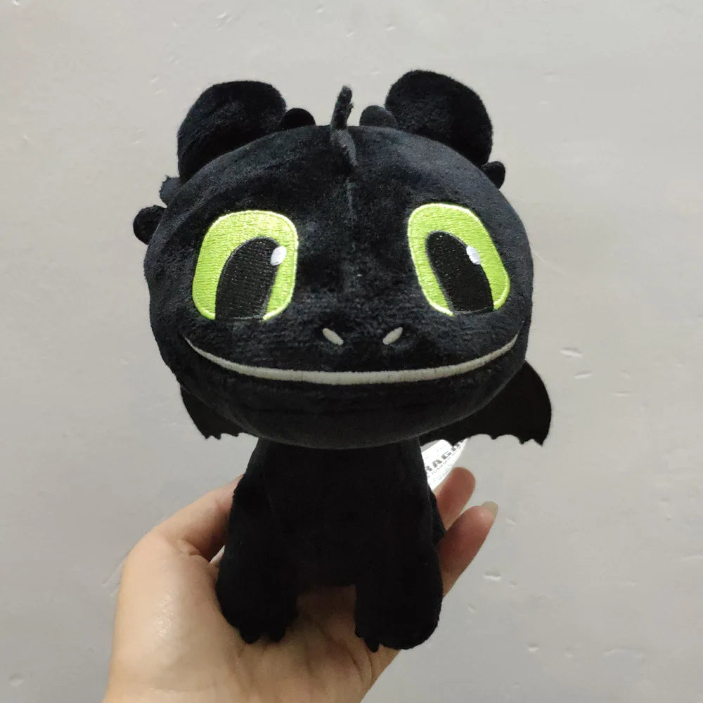 22cm Dragon Stuffed Dolls  Light Fury Toothless Night Plush Toy Soft White Dragon for Kid Dropshipping