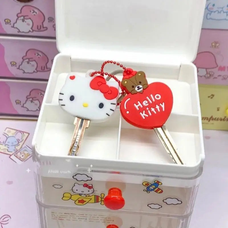 Sanrio Crystal Bracelet - Kuromi My Melody Cinnamoroll Couple Leather Band