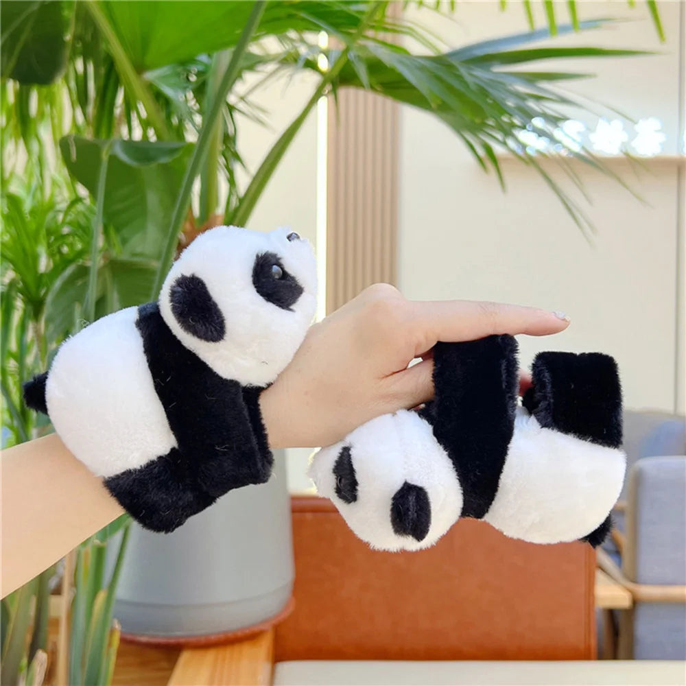 New Little Panda Brooch Plush Toy Panda Cartoon Doll Brooch Accessories Schoolbag Clothing Accessories