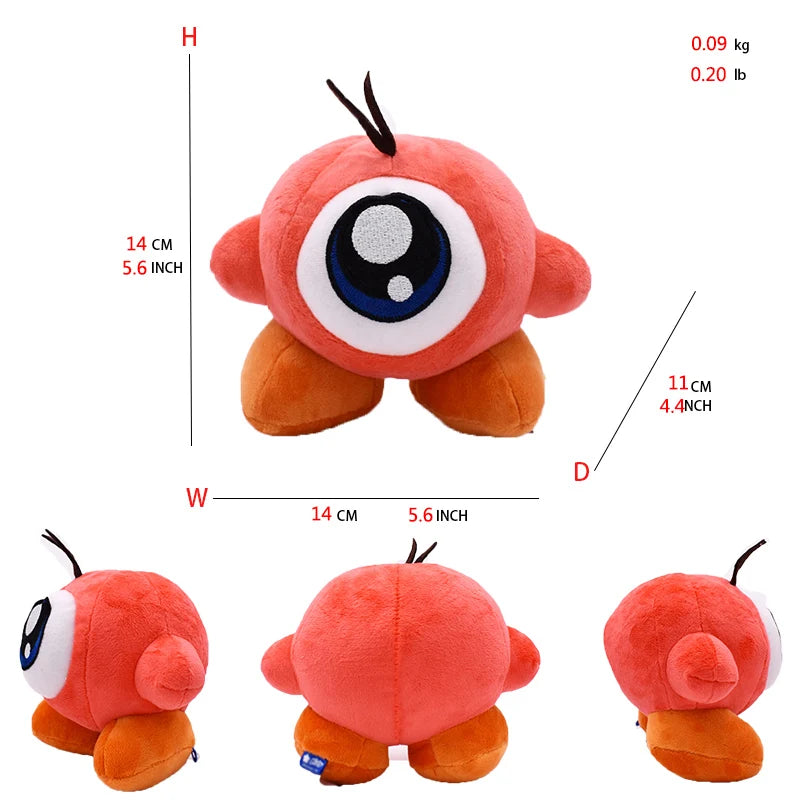 Kirby King Dedede Waddle Dee Meta Knight Elfilin Plush Toy Kawaii Cartoon Peluche Doll for Kids Birthday Christmas Gift