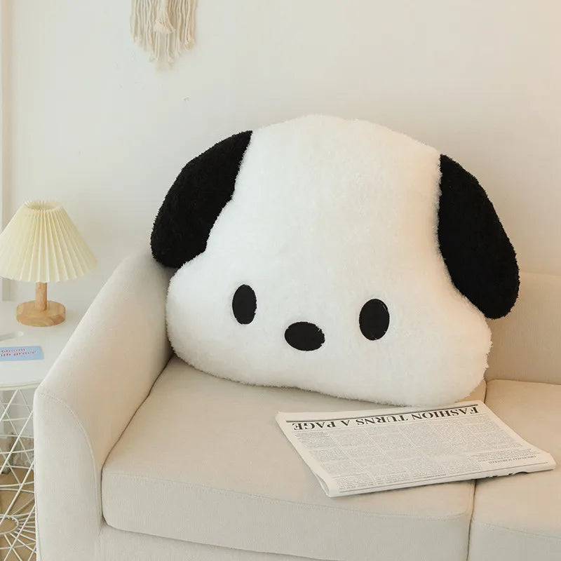 Comfortable Pachacco Pillow Hug Plush Toy Soft Dog Plushies Back Cushion for Chair Sofa Decorative Pillow Japanese Style Gifts