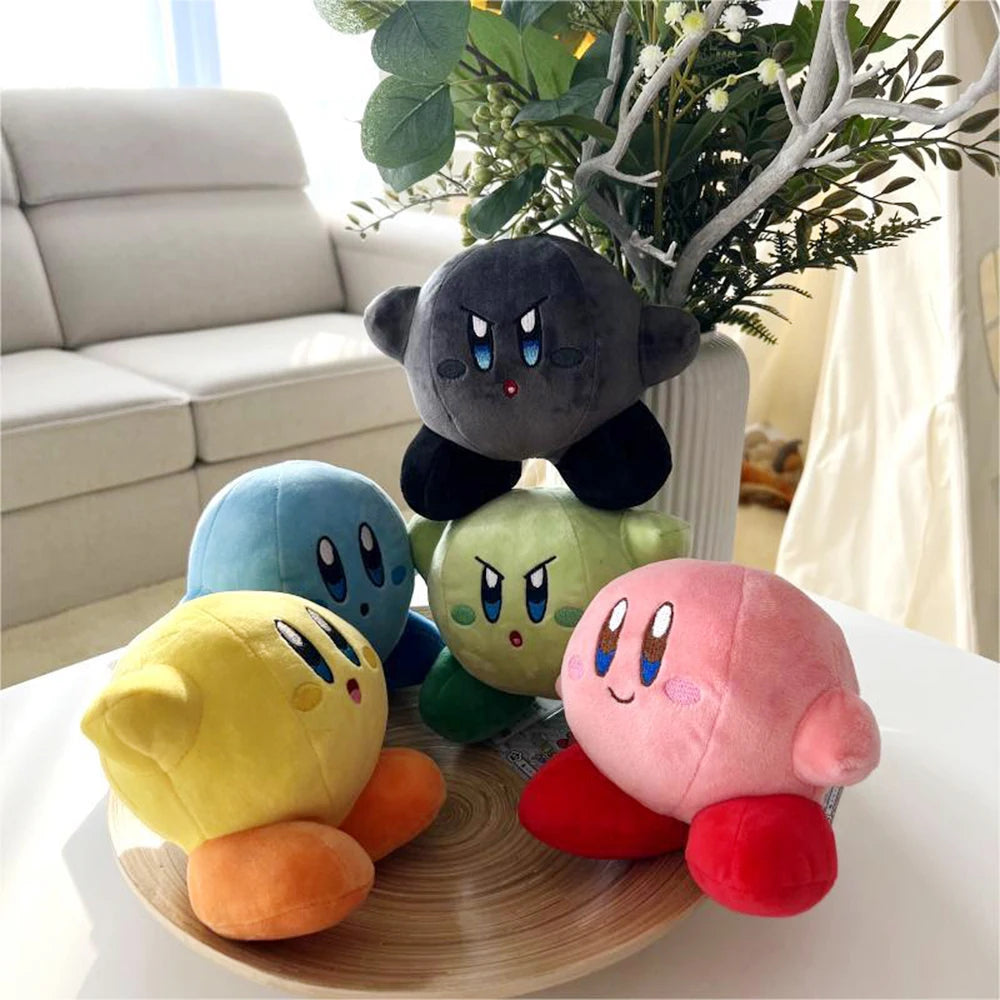 New Anime Star Kirby Plush Doll Blue Pink Coloful Yo-Yo Kirby Stuffed Peluche Toy Christmas Birthday Great Gift For Children