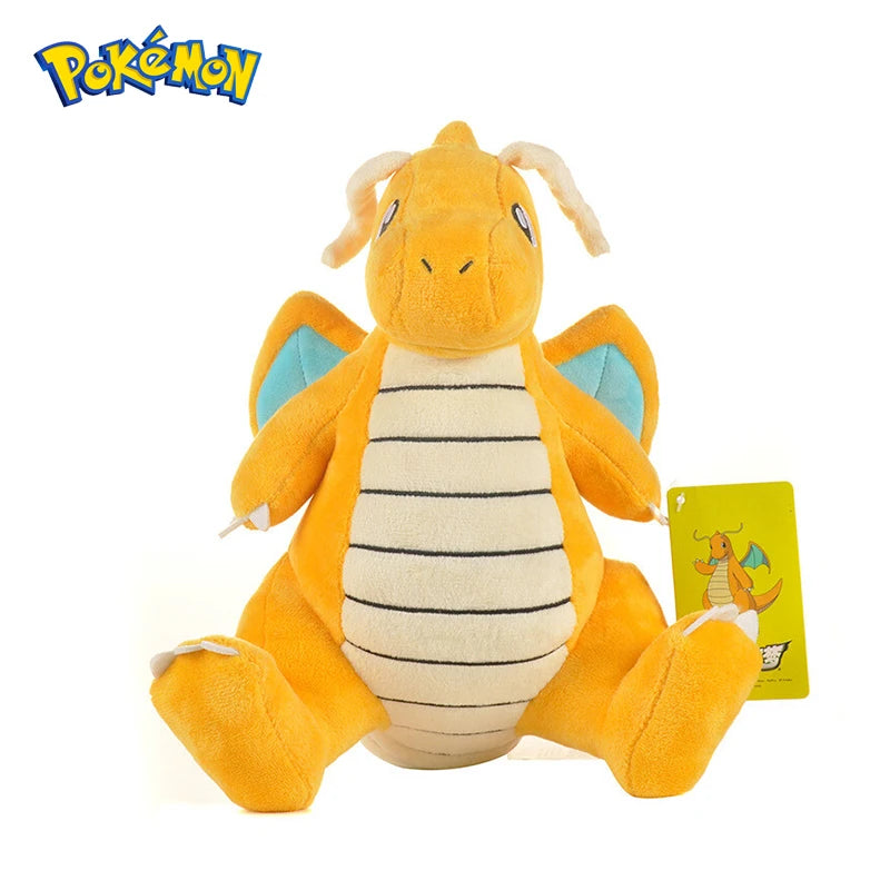 Pokemon Kawaii Dragonite Stuffed Toys Cartoon&Cute Fast Dragon Plush Dolls Throw Pillow Birthday Gift  For Kids Friends Boys