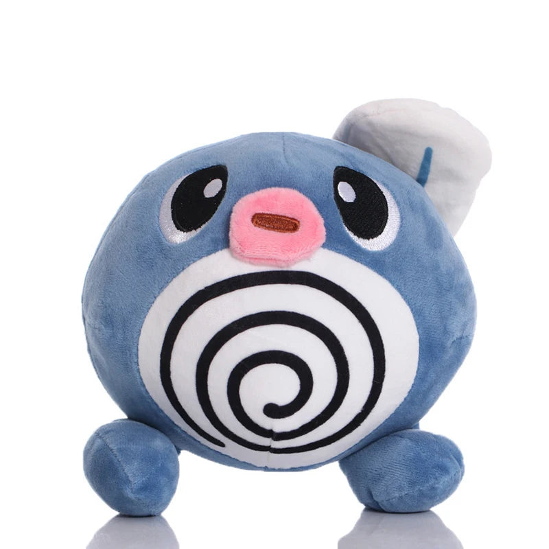 20cm Cartoon Pokemon Poliwhirl Pikachu Plush Toys Cute Anime Poliwag Mudkip Rowlet Dolls Popplio Chansey Stuffed Toy Room Dector