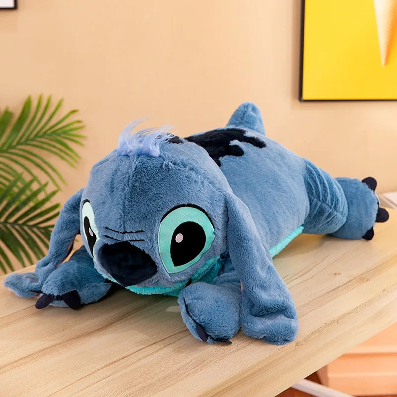 45/60cm Puppy Stitch Doll Big Stitch Plush Long Pillow Toys Girl Sleeping Clamping Plushies Doll Children's Birthday Pillow Gift