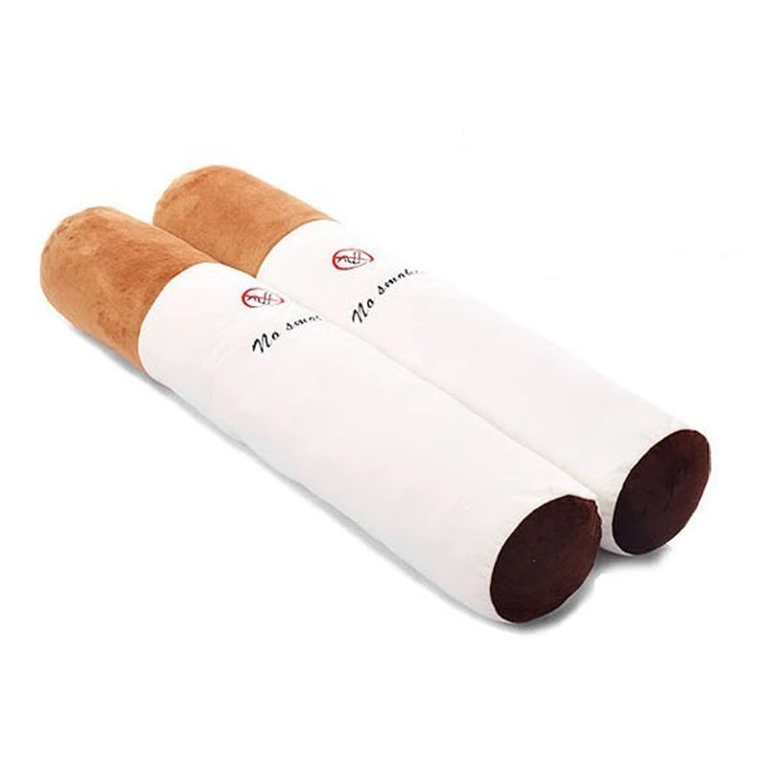 1pc 30cm Smoking Cylindrical Sleeping Cigarette Pillow Boyfriend Birthday Gift Plush Toys,Free Shipping