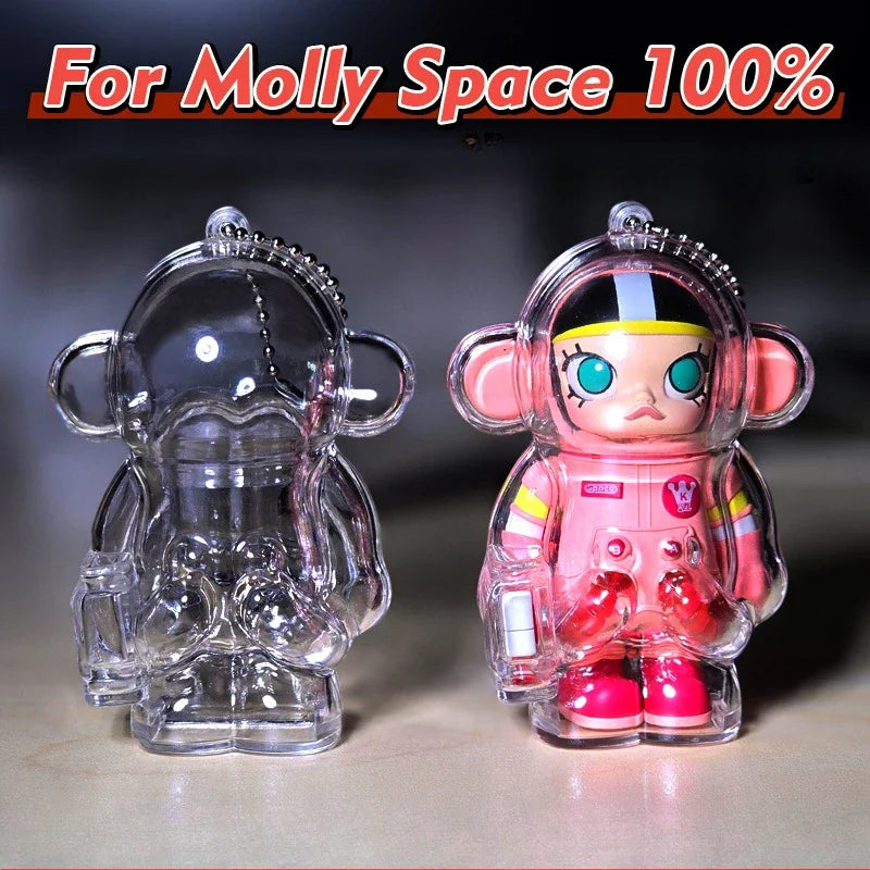 1pc Display Bag for molly100% 3rd generation transparent protective shell Dolls Storage Box no doll