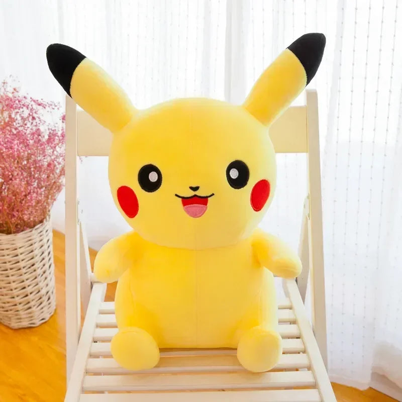 70cm Big Size Pokemon Pikachu Plush Stuffed Animal Cartoon Anime Pillow Dolls Christmas Birthday Gifts Kids Plushies