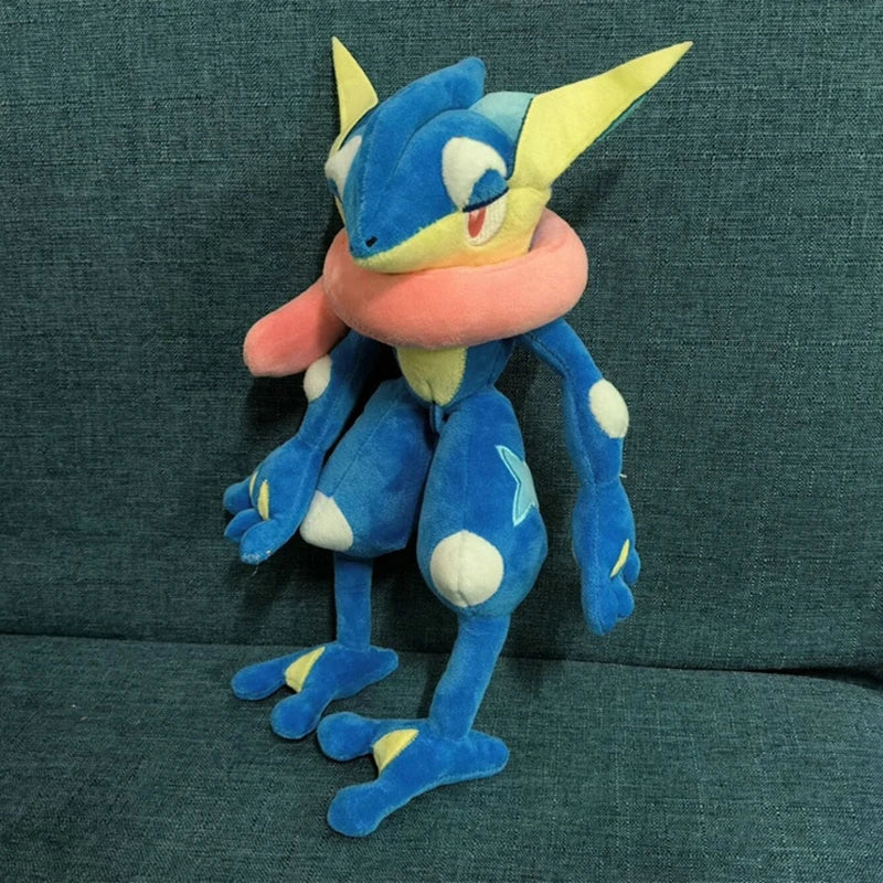 TAKARA TOMY 30cm Cute Pokemon Greninja Plush Toy Stuffed Anime Lovely Ninja Frog Doll Collect Plushies Xmas Gift