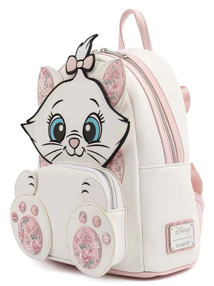 Aristocats Marie Cat Mini Backpack All Over Print Womens Double Strap Shoulder Bag Purse Double Shoulder Backpack Gift