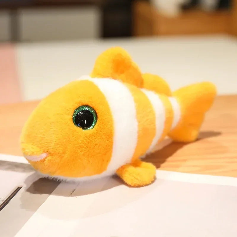 New Shark Crab Sea Turtle Octopus Clown Fish Cartoon Sea Ocean Animal Plush Toy Stuffed Doll Boy Girl Gift Home Decoration